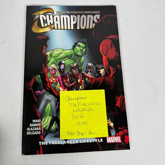 Marvel Comics Champions The Freelancer Lifestyle TPB 2017 First Printing - Picture 7 of 7